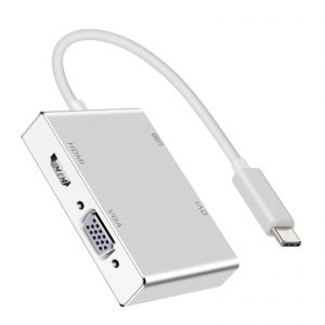 Adaptateur Multiport USB-C en VGA/HDMI/DVI/USB